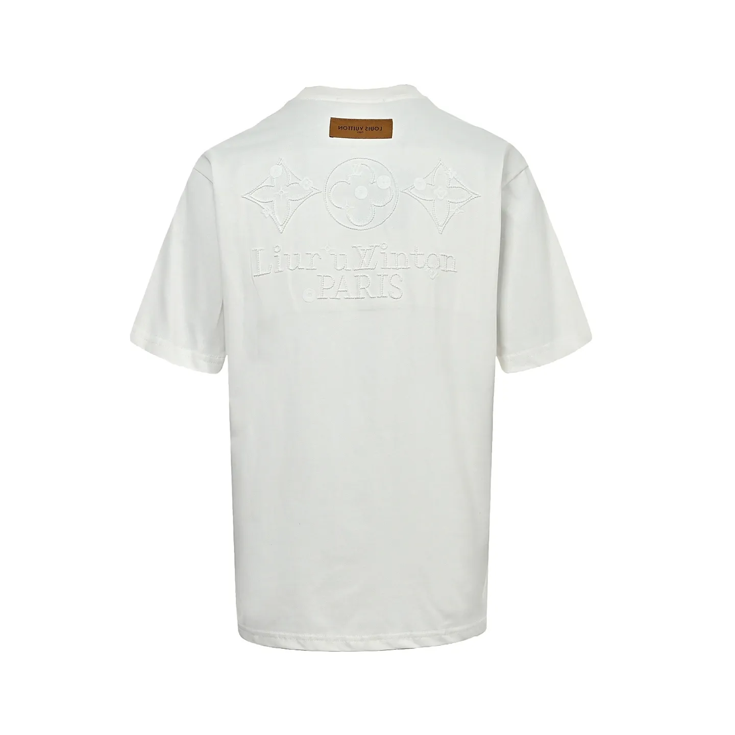 Louis Vuitton/Louis Vuitton three-flower embroidered short sleeves